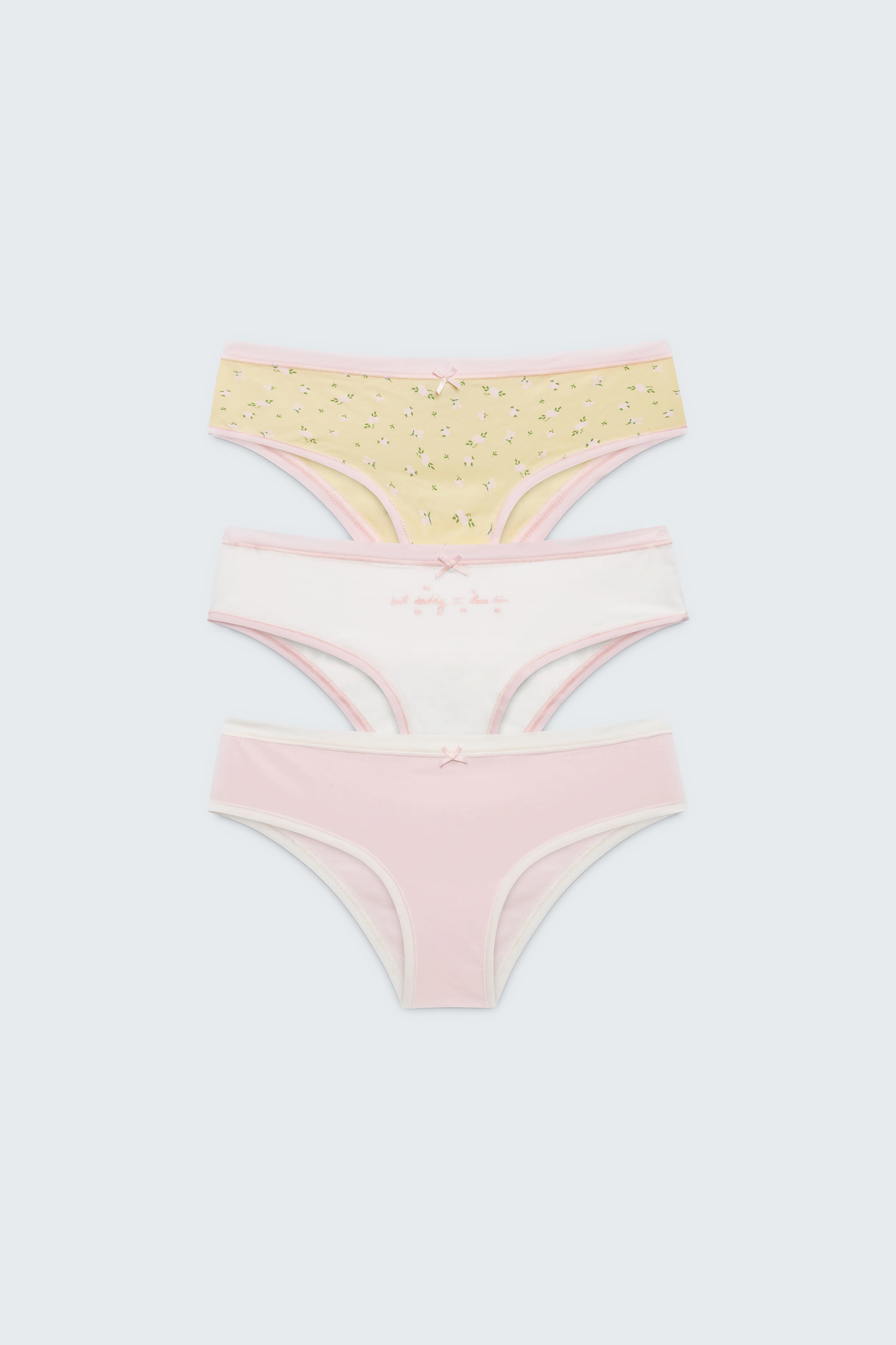 Sunday Morning cheeky hipster panty pack