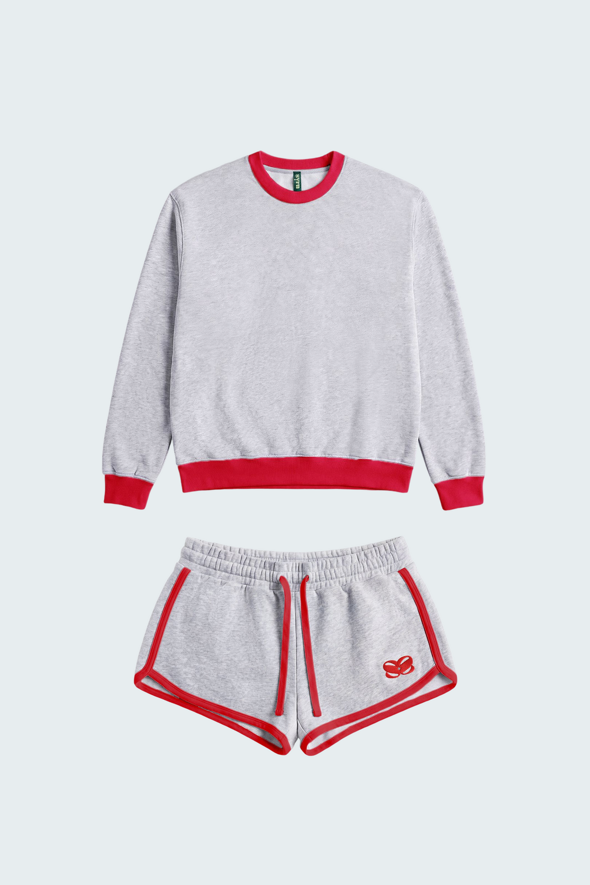 Campus Classic Sweatshirt + Booty Short Set