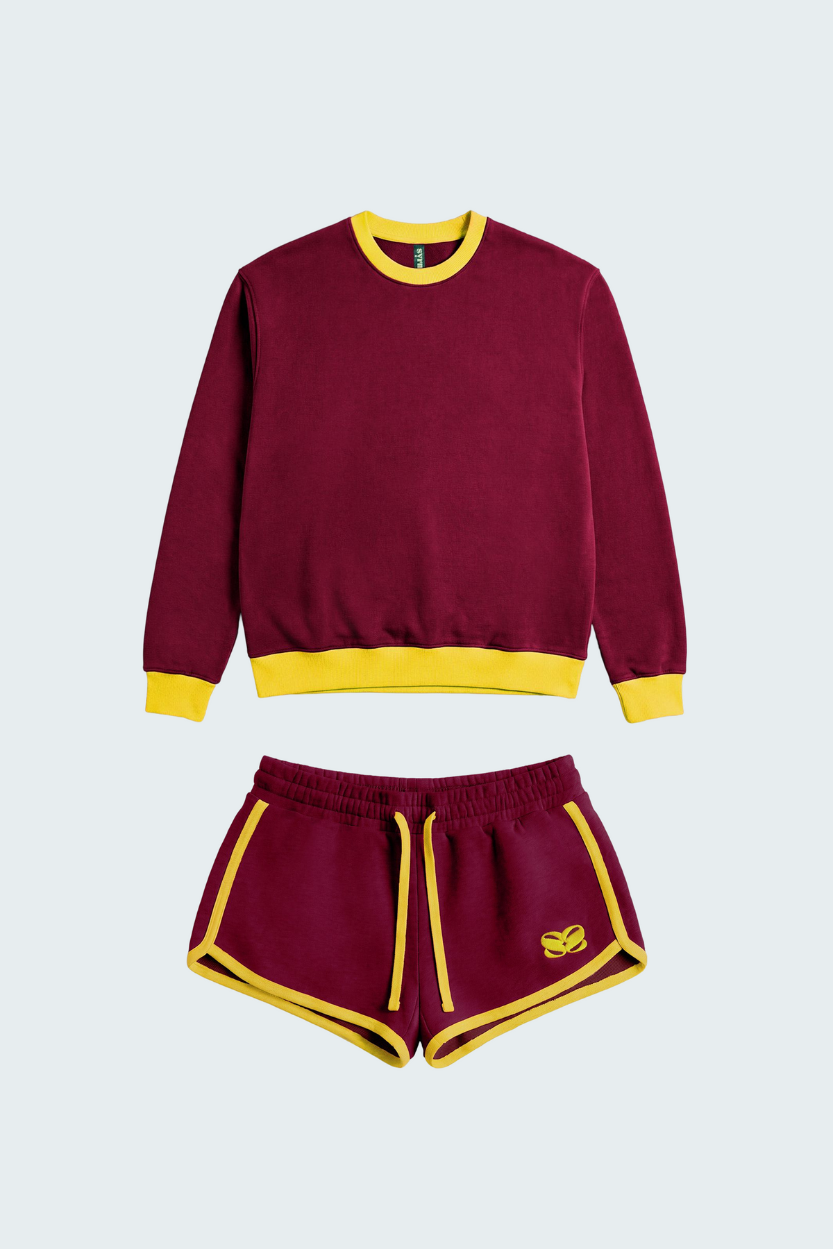 Campus Classic Sweatshirt + Booty Short Set