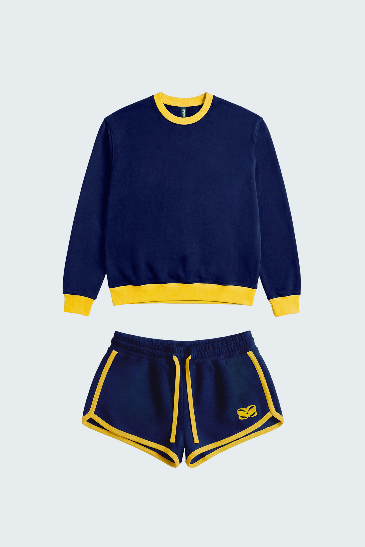 Campus Classic Sweatshirt + Booty Short Set